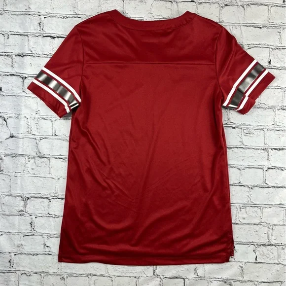 NFL Arizona Cardinals Lace-up Jersey Top M - Picture 2 of 8